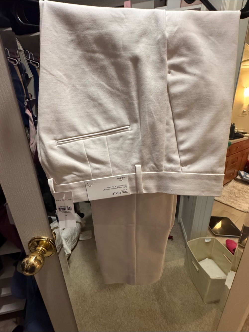 White Tailored Dress Pants